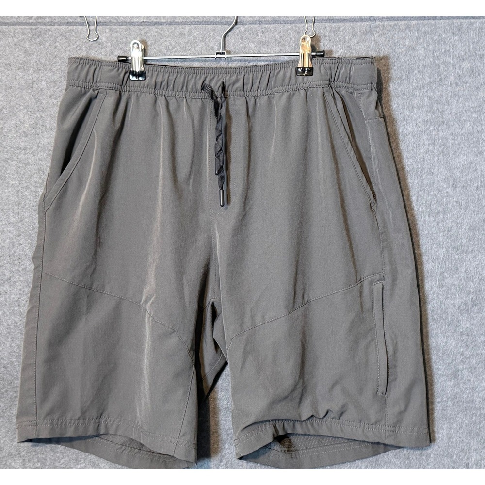 Gerry Shorts XL Gray Mens Athletic Hiking Stretch Cargo Pockets Gorpcore Utility